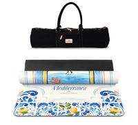 Tapis de yoga dolce vita en pu-caoutchouc naturel avec sac