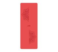 Tapis de yoga en caoutchouc naturel avec surface en cuir PU antidérapant double face(Chinesered)