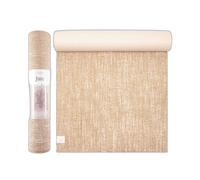 Myga Tapis de yoga en jute 183 x 61 cm Beige