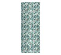 Tapis de yoga en vrac avec imprimé animal mignon koala écume de mer bleu pour salle de sport imprimé, antidérapant, tapis de yoga serviette antidérapant avec sacs tapete para ejercicio 180,3 x 66 cm