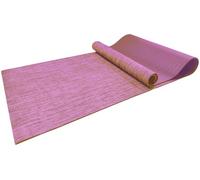 Tapis de yoga et de gymnastique double face en jute 183 x 61 cm [newgen medicals]