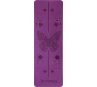 Tapis de yoga et de sport 182 cm de long - Confortable et durable pour tous les niveaux de fitness Lila