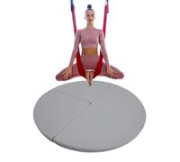 Tapis de yoga extra large et tapis de pole dance - Coussin de sécurité imperméable pour exercices pour adultes, protection contre les chocs en salle de sport à domicile, 140 cm x 3 cm (55" x
