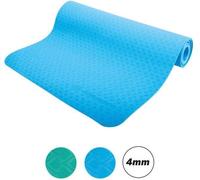 Tapis de yoga - FITNESS - SCHILDKRÖT - 183 x 61 cm - 4 mm - Sac inclus - Bleu clair