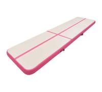 Tapis de yoga gonflable avec pompe - 700 x 100 x 15 cm - Tissu PVC et PVC haute densité pour yoga et Pilates - Léger, robuste et peu encombrant - Idéal pour la maison ou le studio