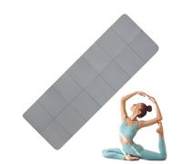 Tapis de Yoga | Hommes Femmes Méditation Exercice Antidérapant,Accessoires D'étirement Épais Pliables Pour Salle De Sport Pour Intérieur Extérieur Salon Appartement