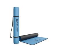 Tapis de yoga HS-P005GM avec sangle de transport - Bleu - 183 x 68 cm