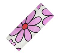 Tapis de yoga imprimé marguerites violettes avec sangle épaisse 1 mm pour la maison antidérapant, avec sac tapete para ejercicio 180,3 x 66 cm