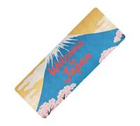 Tapis de yoga imprimé Welcome To Japan Scenery Culture non toxique épais 1 mm antidérapant pour femme avec sac de yoga tapete para ejercicio 180,3 x 66 cm