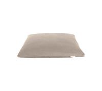 Lotuscrafts Tapis de méditation Zabuton Delux 80x75 cm - 4 ou 7 cm, housse coton lavable GOTS Beige