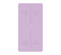 Tapis de Yoga Multi-Usage Comfort Tapis de Pilates Thermoplastisches Elastomer and Tapis de Sport for Gym AéRobic Stretching EntraîNement Femme Homme(Purple,183x80cmx0.6cm)