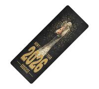 Tapis de yoga naturel imprimé oies du Nouvel An épais 1 mm pour l'exercice antidérapant, avec sac de yoga pour tapis tapete para ejercicio 180,3 x 66 cm