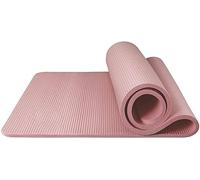 Tapis de yoga NBR Pilates Tapis d'exercice Neutre Sit-ups Stretch Push-ups plus longs et plus larges Épaissi Home Gym Rose Fitness Tapis d'entraînement(185x80x1.5cm)