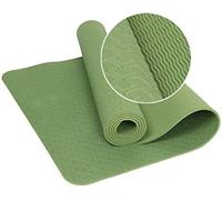 Tapis de Yoga Pilates, redressements assis, pompes, étirements, for hommes, femmes et enfants, tapis d'exercice d'entraînement physique(Green)