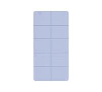 Tapis de Yoga Pliable,8mmtapis de Fitness Indechirable Epais,Tapis D'Exercice AntidéRapant La Salle Sport à La Maison,Tapis D'Exercice pour Femme Homme Portable,Avec Sac Rangement(Blue)