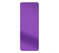 Tapis de yoga pliable antidérapant pour voyageurs - Convient pour l'intérieur et l'extérieur - Violet