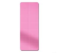Tapis de yoga pliable pour pilates et fitness, tapis d'exercice antidérapant de 4 mm avec texture double face, tapis de gym portable pour entraînement à domicile, violet (rose)