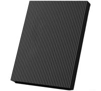 Tapis de yoga pour entraînement avec haltères, support push-up, coudière, roues d'exercice, tapis de genoux et exercices de stabilité du tronc avec couche de mousse de 4 cm (noir, 40 x 25 x 2 cm)
