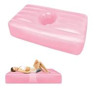 Tapis De Yoga Pour Femmes Enceintes, Matelas Gonflable Confortable En PVC Floqué Avec Trou, Oreiller Confortable Pour Tout Le Corps, Oreillers De Grossesse Pour Dormir,Pink