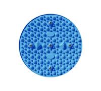 Tapis de yoga pour massage des pieds, acupression, relaxation musculaire, exercice physique, entraînement physique (bleu, diamètre 55 cm)