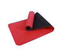 Tapis de Yoga Tapis de yoga antidérapant double face pliable et(Red)