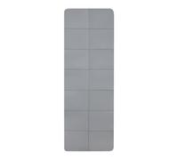 Tapis de yoga - Tapis d'exercice de 183 pouces, tapiis d'entraînement antidérapant, de yoga gris pour exercices à domicile et méditation | Taps d'exercices au sol Pilates pliable, accessoires d'