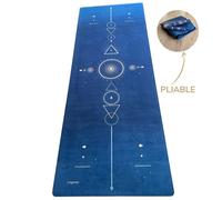 Tapis de yoga voyage samadhi bleu