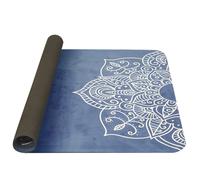 Tapis de yoga Yate Yoga Mat 1850x680x1 mm motif C bleu