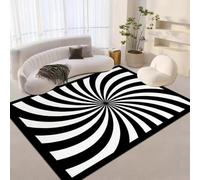 Tapis De Zone, 3D Printing Rayures De Texture Géométrique Abstraite Imprimé Tapis Antidérapant Tapis Carré Ménage Tapis De Sol De Canapé Antidérapant 60 X 90 Cm /3240275924438