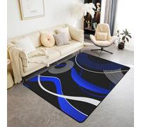 Tapis De Zone, Impression 3D Rayures De Texture Abstraite, Tapis De Sol Tapis Rectangle Tapis De Sol pour Salon, Chambre 50 X 80 Cm - Polyester, Facile À Nettoyer avec Support en Caou -230824304319