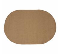 Tapis de zone Naturel Jute Grand salon en Rectangulaire Marron Texturé vidaXL vi