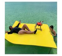 Tapis d'eau flottant pour bateaux et lacs, surface antidérapante, haute capacité de charge, facile à transporter et à ranger