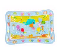 Tapis d'eau gonflable pour bébé, 27 x 20 x 3 cm, tapis d'eau gonflable sensoriel pour bébé, oreiller anti-fuite en PVC, jeu éducatif précoce pour, oreiller pour tout-petits (sans liquide)