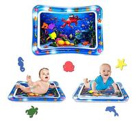 Tapis D'eau Gonflable pour Bébé,68 x 52cm Tapis Eau Gonflé Enfant,Tapis de Jeu D'eau,Jouet Bebe Tapis Eau,Bebe 3 6 9 12 Mois A