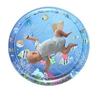 Tapis d'eau pour bébés, tapis d'eau pour bébés | Tapis de jeu d'eau Safe Belly Time Mat avec des couleurs vives | Tapis de jeu aquatique pour bébés, pour l'extérieur, le temps parent-enfant, l'été, la