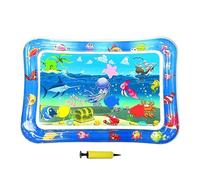 Tapis d'eau pour Chat, 66 cm x 47 cm Coussin d'eau Gonflable pour Chats, Coussin rafraîchissant interactif Plateau Anti-dérapant Griffoir Jouet pour Chaton et Chiot d'intérieur et d'extérieur