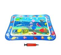 Tapis d'Eau pour Chat | 66x47 cm Tapis de Jeu Sensoriel Gonflable à Eau pour Chat | Coussin rafraîchissant interactif Plateau anti-dérapant Griffoir Jouet pour chaton et chiot d'intérieur et d'extérie