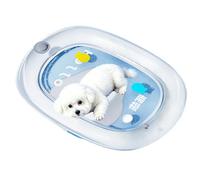 Tapis d'eau pour chat - Imperméable, épaissi, lavable et gonflable - Tapis de jeu sensoriel - Pour chatons, chiots, intérieur et extérieur, balcon, terrasse, boîte de transport, voiture, maison, en