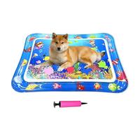 Tapis d'eau pour Chat | Tapis de Jeu Gonflable à Eau 66 x 47 cm - Plateau Grattoir Antidérapant Jouet Rafraîchissant Imperméable pour Intérieur Voyage Extérieur