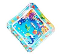Tapis D'eau Pour Chat - Tapis De Jeu Sensoriel Rafraîchissant Gonflable, Conception De Ďe Jouet Flottant Interactif, 61x61 Cm PVC 350 G Résistant Aux Rayures Construction Đe Qualité Durable -