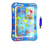 Tapis d'eau pour chats - 66 x 47 cm - Tapis gonflable à eau sensoriel pour chats | Plateau grattoir antidérapant imperméable et jouet rafraîchissant pour intérieur, voyage, extérieur et chiot