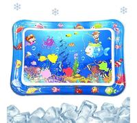 Tapis d'eau pour enfant Coussin sensoriel gonflable avec animaux | Jouets d'été pour enfants pour plage, voyage, bain, piscine, lac rivière, chambre, maison, parc