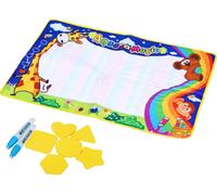 Tapis d'eau Pour les enfants à partir de 3 ans. Jouets créatifs. Dessins qui disparaissent + 2 marqueurs + 6 puzzles