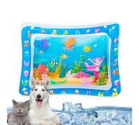 Tapis d'eau sensoriel pour Chats | Tapis de Jeu d'eau pour Chat, Jouets sensoriels | Tapis rafraîchissants pour Chiens et Chats remplissables à l'eau, Jouets interactifs