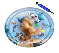 Tapis d'eau sensoriel Rond, Tapis de Jeu pour activités Aquatiques, 30 x 30 x 2 cm, en PVC épais incassable, Jouet d'enrichissement interactif pour, bébés, été, intérieur et extérieur