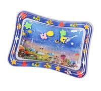 Tapis d'eau sensoriel, tapis de jeu d'eau à capteur - Tapis d'eau gonflable épaissi pour chat et chien - Tapis de jeu pour animaux de compagnie avec poisson, thème océan, jouet sensoriel, tapis de jeu