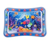Tapis d'eau sensoriel-tapis de jeu gonflable interactif pour bébé avec des animaux de l'océan, jeu sensoriel pour tout-petits pour une utilisation intérieure et extérieure