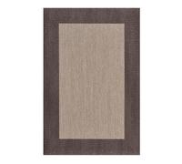 Tapis Deblon vinyle- Tapis PVC antidérapant et résistant, pour le salon, la cuisine... Pour intérieur et extérieur.Marron,160x230cm