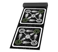Tapis d'échelle d'agilité, 40 x 360 cm, équipement d'entraînement de vitesse, équipement d'entraînement de vitesse, boue de diatomée, exercices de gymnastique à domicile, équipement d'entraînement