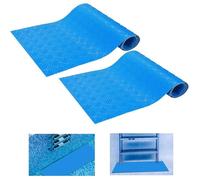 Tapis d'échelle piscine antidérapant PVC 90 x 23 cm - lot de 2, protection doublure, lavable